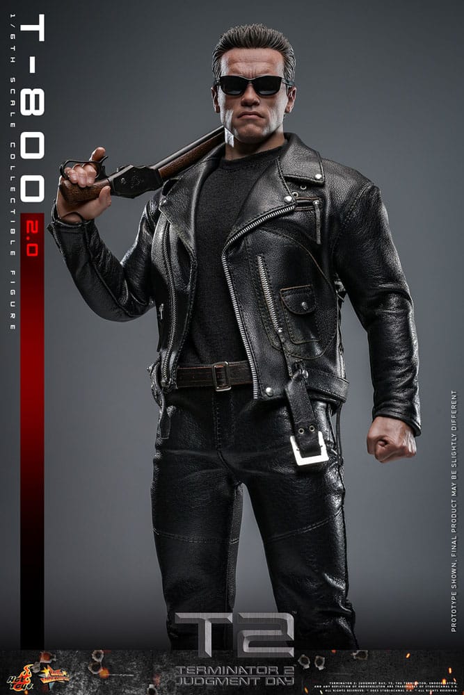 Terminator 2 Movie Masterpiece Action Figure 1/6 T-800 2.0 32 cm