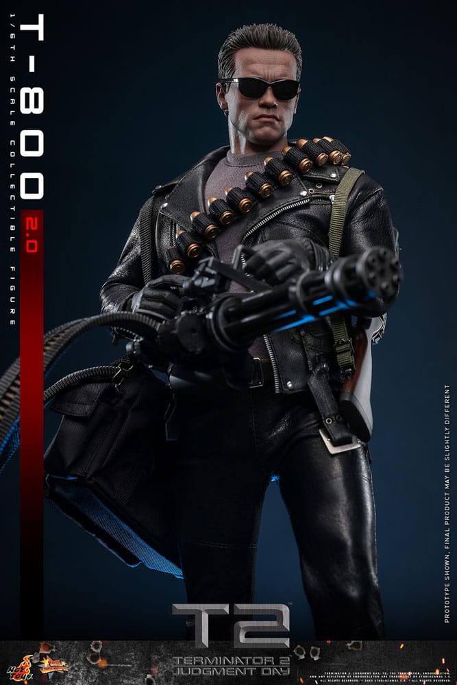 Terminator 2 Movie Masterpiece Action Figure 1/6 T-800 2.0 32 cm