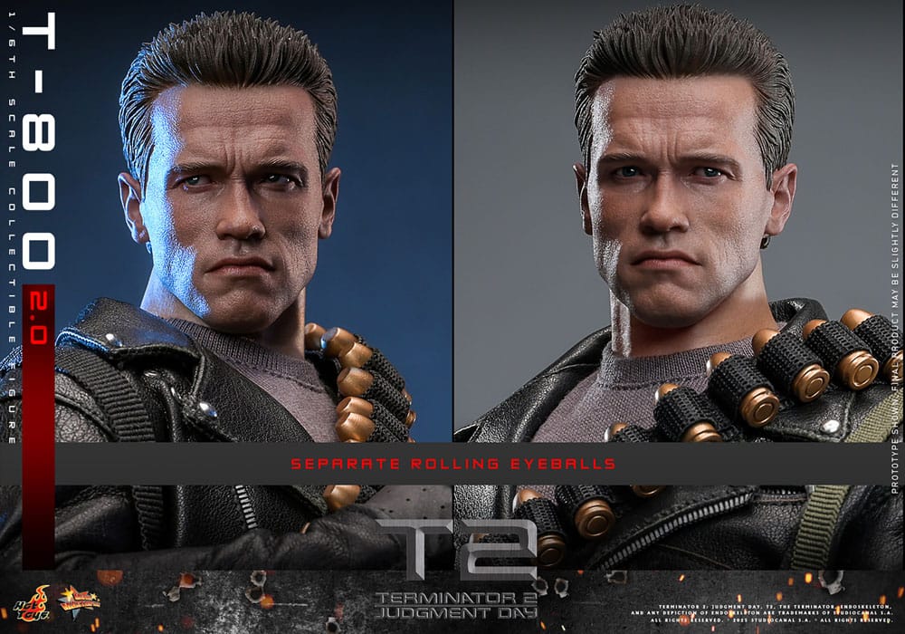 Terminator 2 Movie Masterpiece Action Figure 1/6 T-800 2.0 32 cm