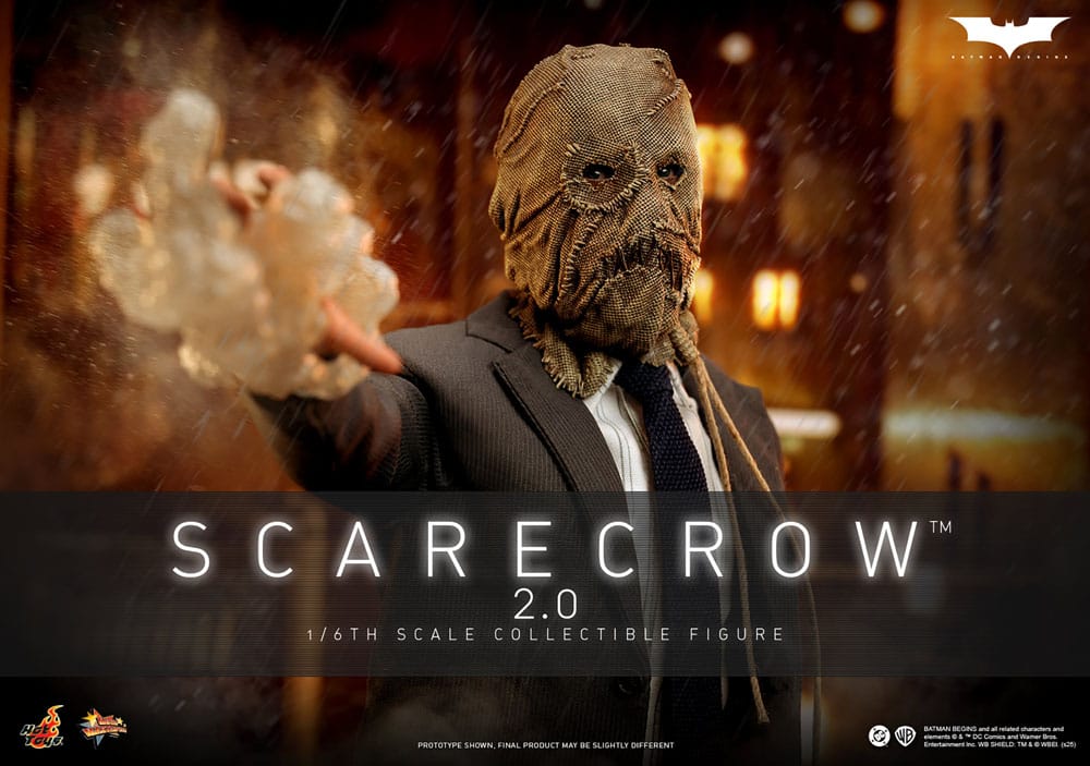 Batman Begins Movie Masterpiece Action Figure 1/6 Scarecrow 2.0 30 cm