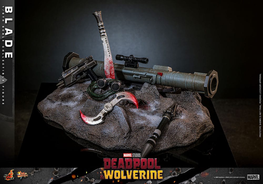 Deadpool & Wolverine Movie Masterpiece Action Figure 1/6 Blade 30 cm