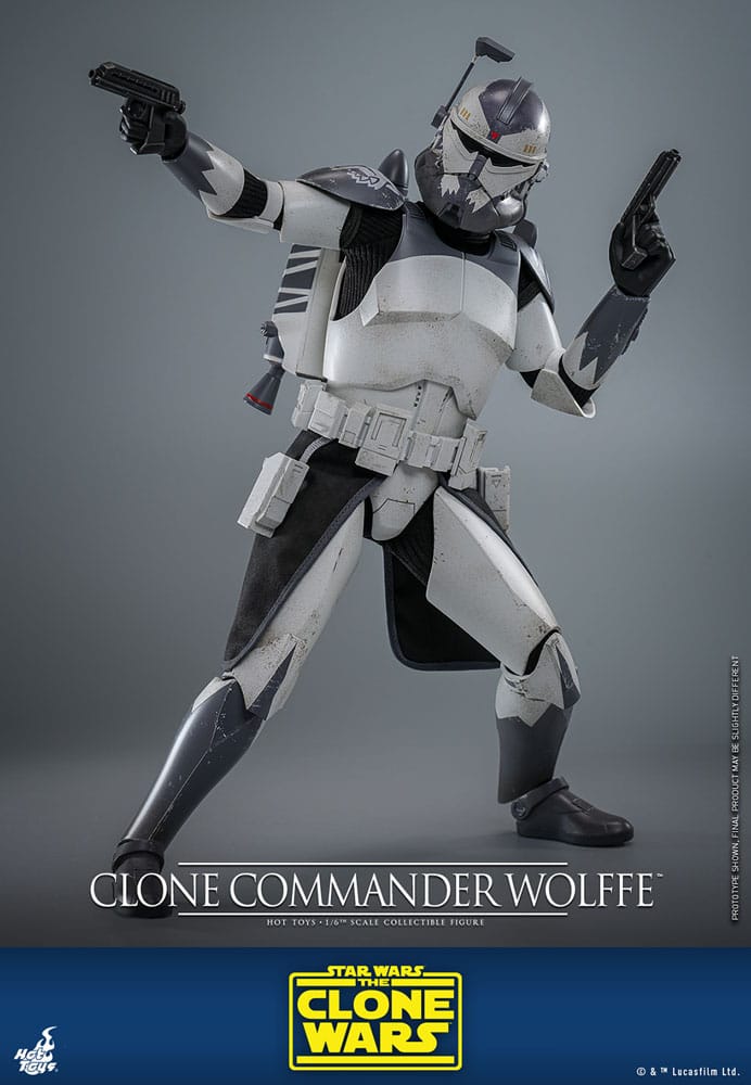 Star Wars - The Clone Wars Action Figure 1/6 - Clone Commander Wolffe