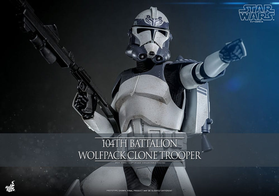 Star Wars - The Clone Wars Action Figure 1/6 - 104th Battalion Wolfpack Clone Trooper