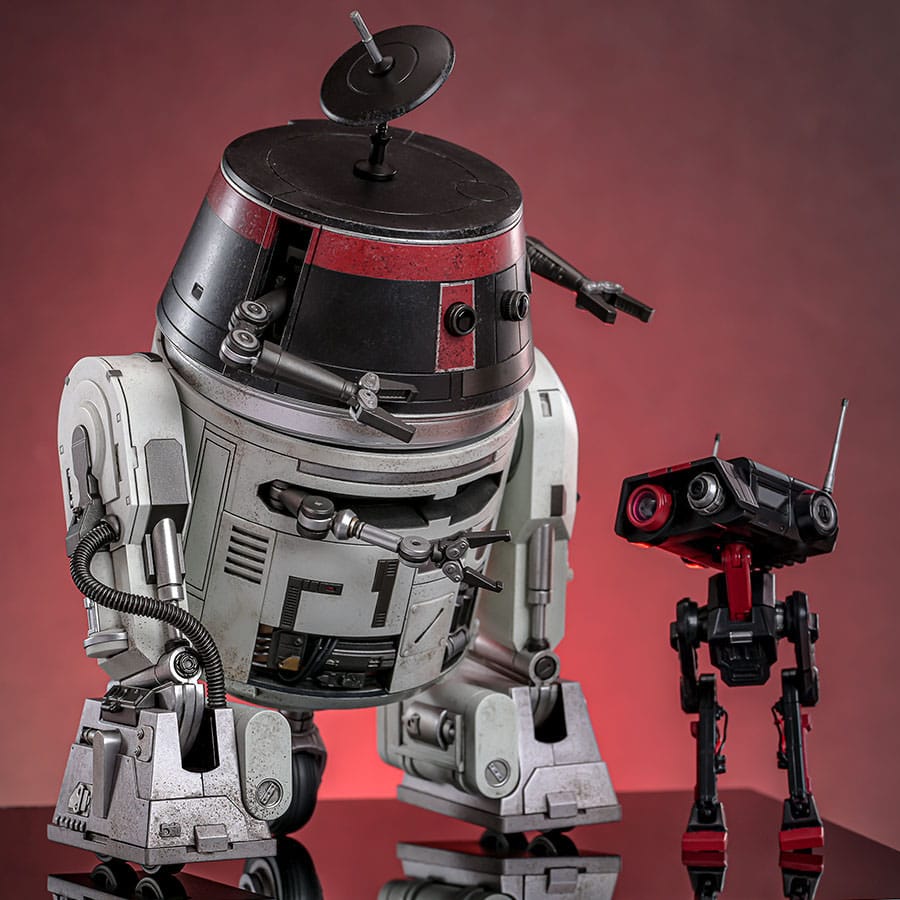 Star Wars Action Figure Set 1/6 Chopper (C1-10P&trade;) & BD-1&trade; (Imperial Disguise) 18 cm & 8 cm