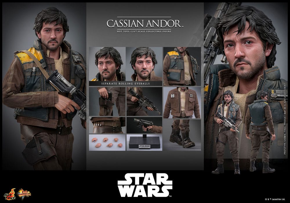 Rogue One: A Star Wars Story Action Figure 1/6 Cassian Andor 30 cm