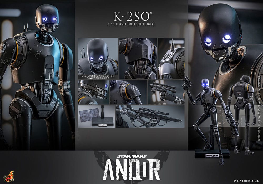 Star Wars: Andor Action Figure 1/6 K-2SO 36 cm
