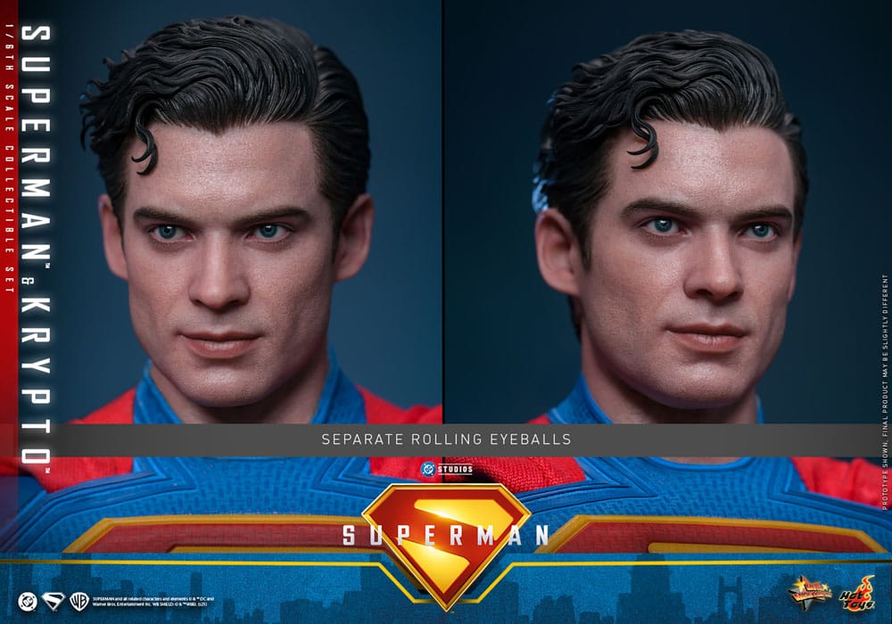 Superman (2025) Movie Masterpiece Action Figure 1/6 Superman & Krypto 33 cm