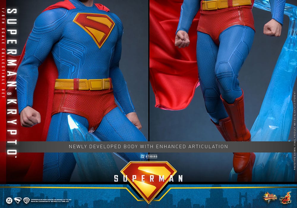 Superman (2025) Movie Masterpiece Action Figure 1/6 Superman & Krypto 33 cm
