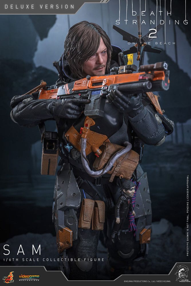 Death Stranding 2: On the Beach Videogame Masterpiece Action Figure 1/6 Sam (Deluxe Version) 31 cm