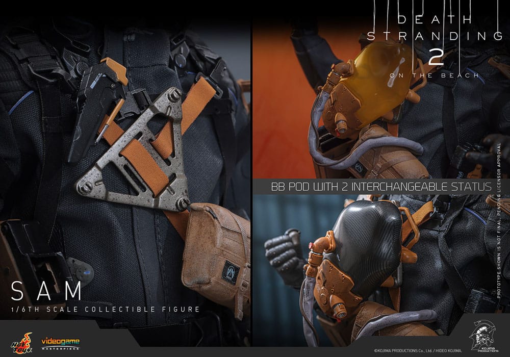 Death Stranding 2: On the Beach Videogame Masterpiece Action Figure 1/6 Sam 31 cm