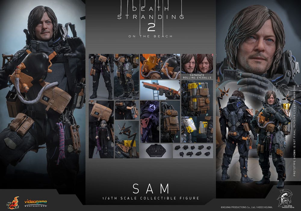 Death Stranding 2: On the Beach Videogame Masterpiece Action Figure 1/6 Sam 31 cm