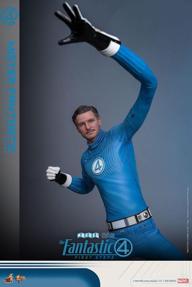The Fantastic Four: First Steps Movie Masterpiece Action Figure 1/6 Mister Fantastic 30 cm