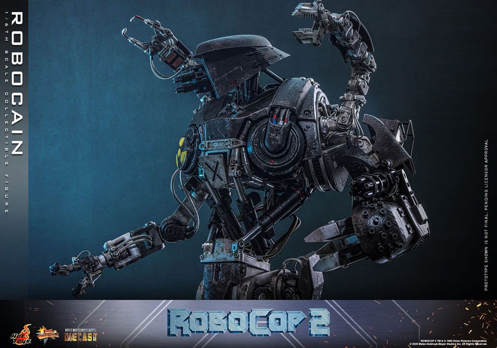 RoboCop 2 Movie Masterpiece Diecast Action Figure 1/6 RoboCain 40 cm