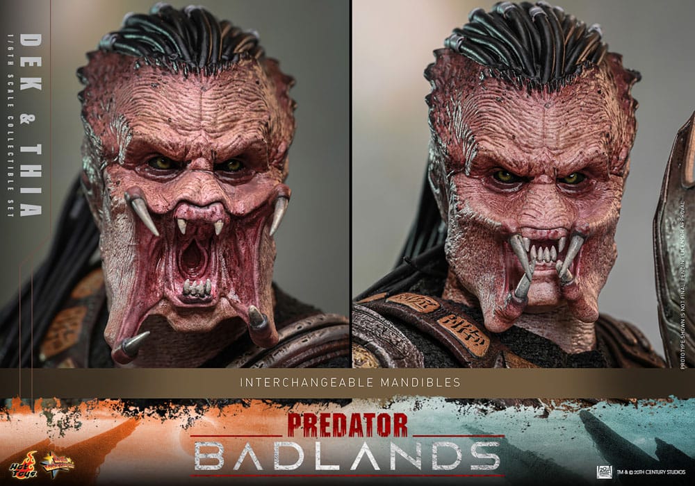 Predator: Badlands Movie Masterpiece Action Figure 1/6 Dek & Thia 30 cm
