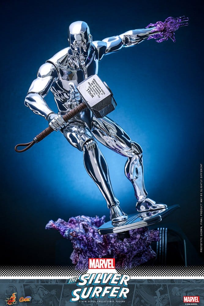 Marvel Action Figure 1/6 Silver Surfer 32 cm