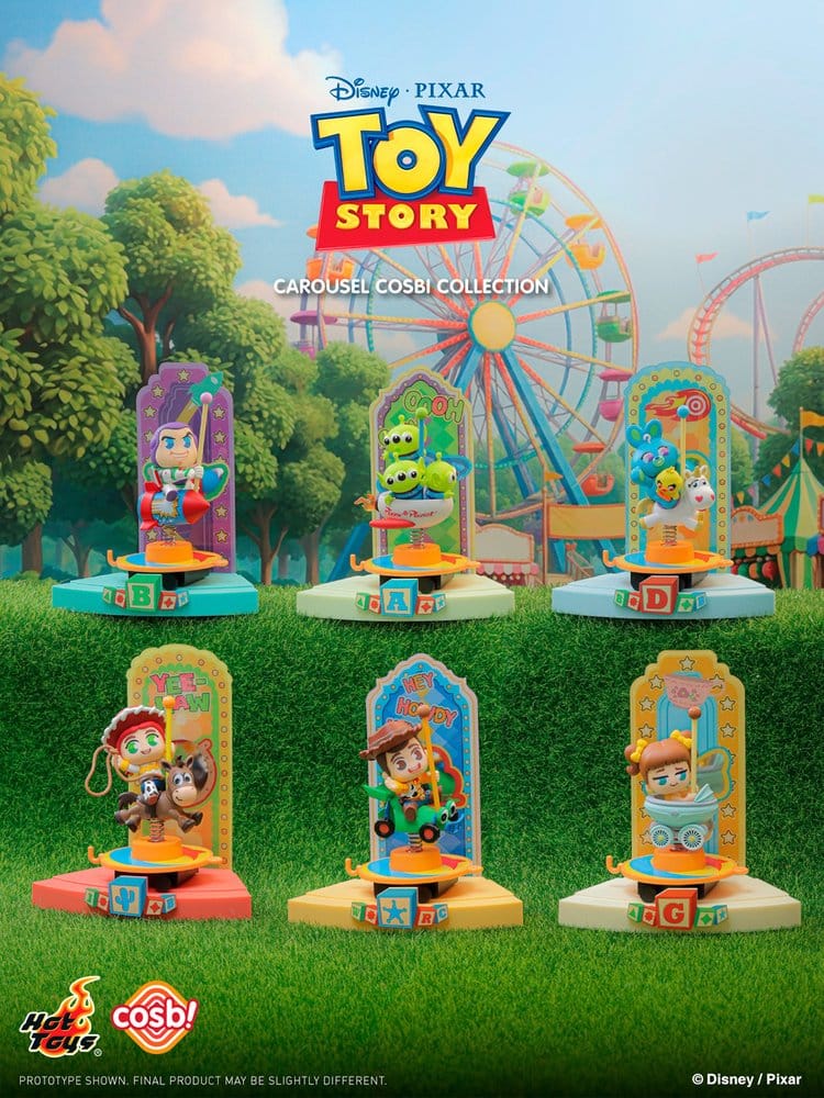 Toy Story Cosbi Mini Figures Carousel Collection 10 cm Blind Box Display (6)