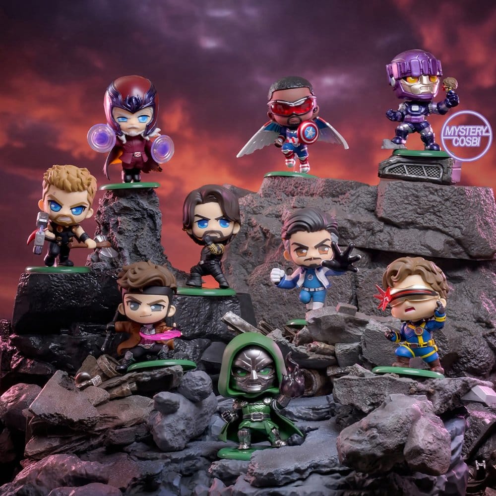Marvel Cosbi Minifigures 11 cm Avengers: Doomsday Blind Box Display (8)