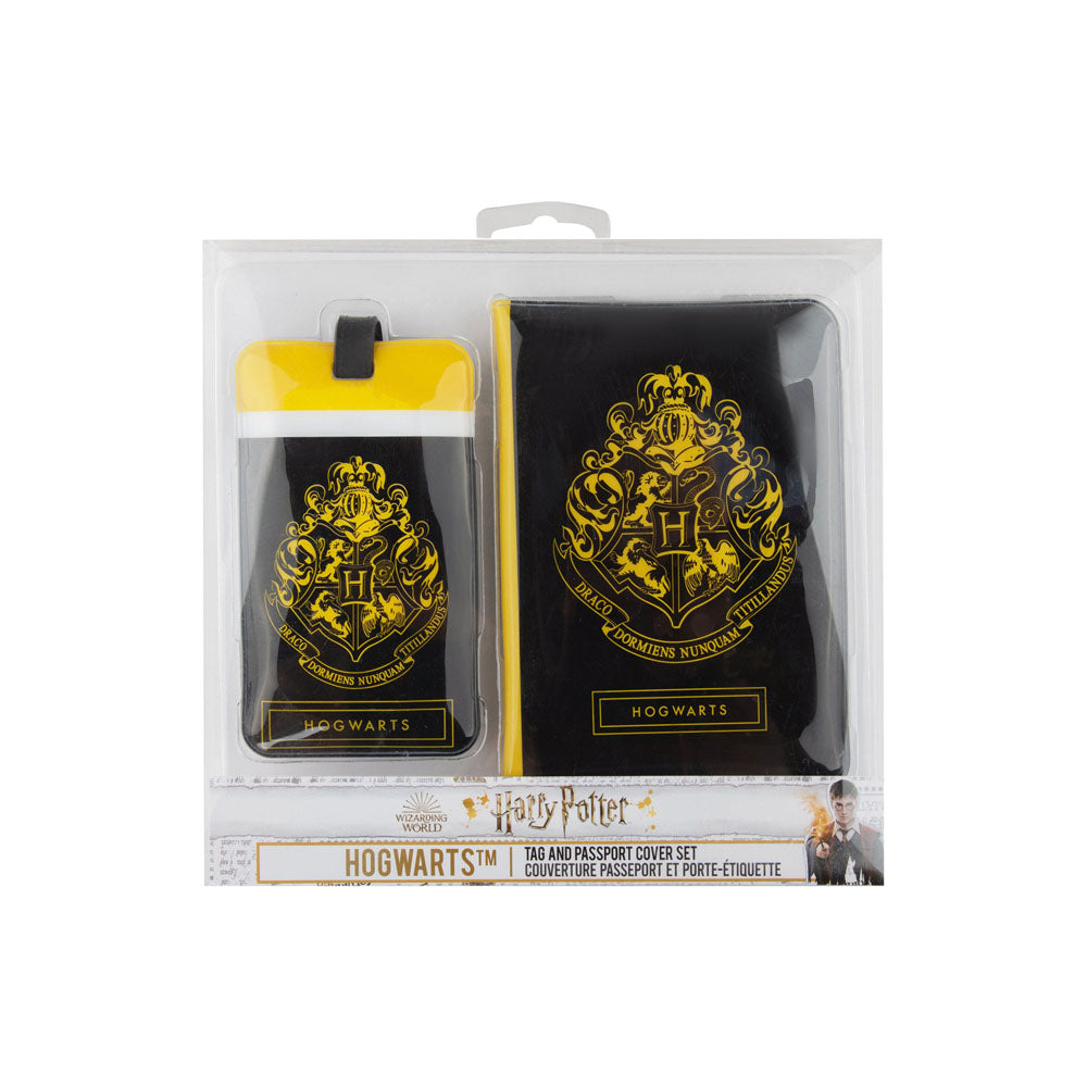 Harry Potter Passport Case & Luggage Tag Set Hogwarts