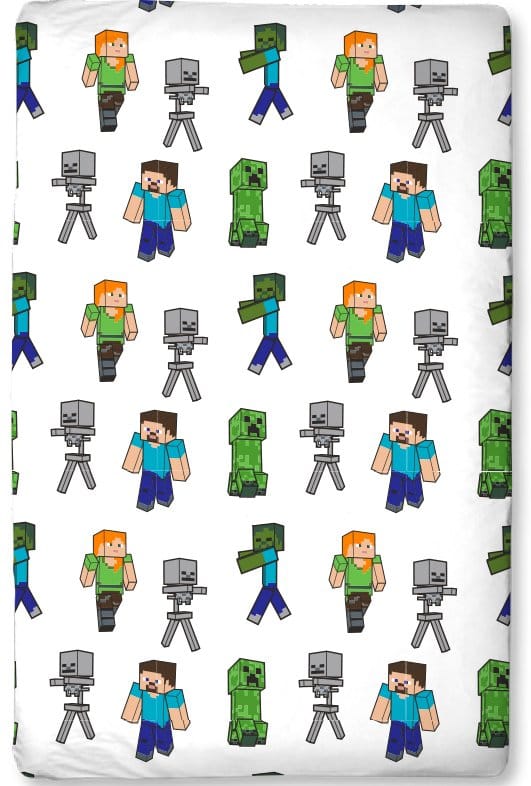 Minecraft Fitted Sheet 90 x 200 cm