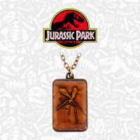 Jurassic Park Replika Necklace with amber pendant Limited Edtiton