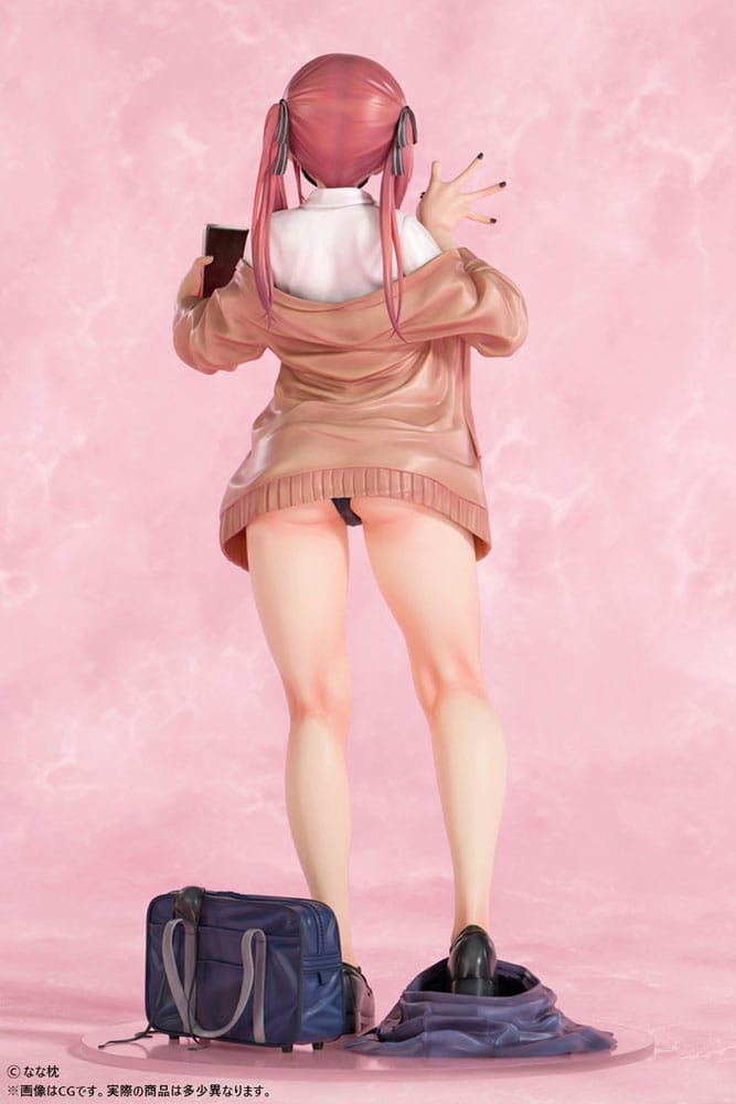 Original Character Statue 1/5 Red-Haired Gyaru-Chan Mask Ver.  Illustration by Nanamakura 29 cm