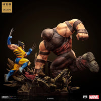 Marvel BDS Art Scale Statue 1/10 Wolverine vs Juggernaut heo EU Exclusive 30 cm