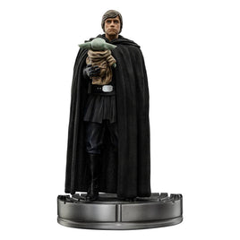 Star Wars - The Mandalorian Art Scale Statue 1/10 - Luke Skywalker and Grogu