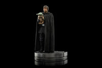 Star Wars - The Mandalorian Art Scale Statue 1/10 - Luke Skywalker and Grogu