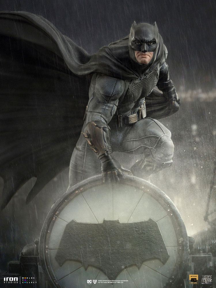 Zack Snyder's Justice League Deluxe Art Scale Statue 1/10 Batman on Batsignal 28 cm