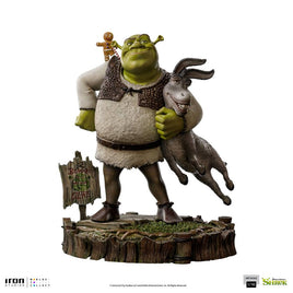 Shrek Deluxe Art Scale Statue 1/10 Shrek, Donkey and The Gingerbread Man 26 cm