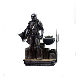 Star Wars - The Mandalorian Scale Statue 1/10 - Din Djarin and Din Grogu