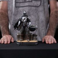 Star Wars - The Mandalorian Scale Statue 1/10 - Din Djarin and Din Grogu