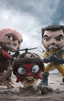 Deadpool & Wolverine Mini Co. PVC Figure Deadpool and Wolverine set Unmasked 14 cm