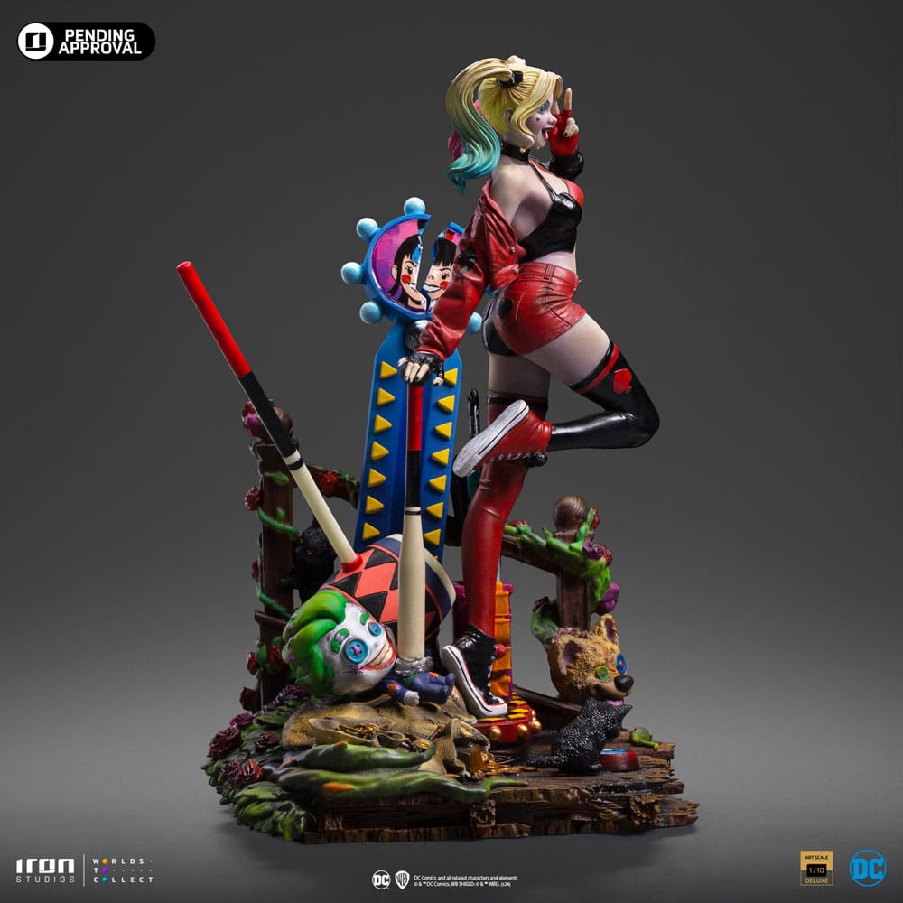 DC Comics - Deluxe Art Scale Statue 1/10 - Harley Quinn (Gotham City Sirens)