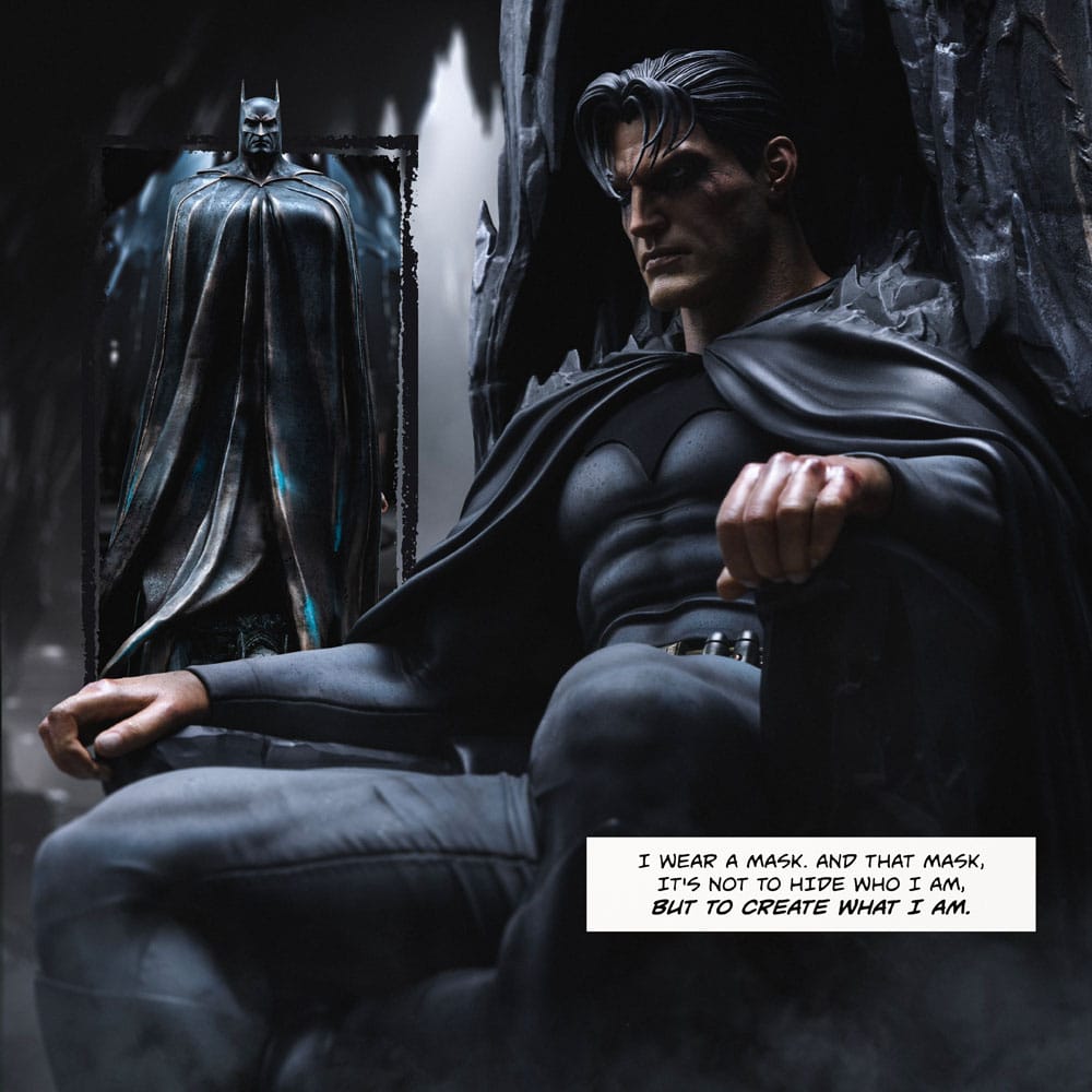 DC Comics - Legacy Replica Statue 1/4 - Batman and Bruce Wayne