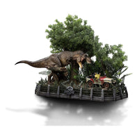 Jurassic Park - Demi Art Scale Statue 1/20 - T-Rex Chase 30 cm