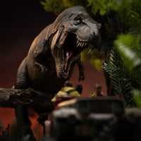 Jurassic Park - Demi Art Scale Statue 1/20 - T-Rex Chase 30 cm