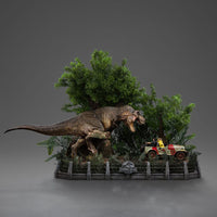 Jurassic Park - Demi Art Scale Statue 1/20 - T-Rex Chase 30 cm