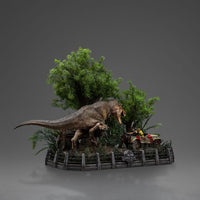 Jurassic Park - Demi Art Scale Statue 1/20 - T-Rex Chase 30 cm