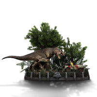 Jurassic Park - Demi Art Scale Statue 1/20 - T-Rex Chase 30 cm