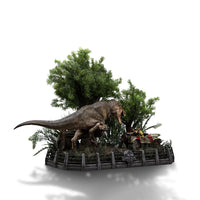 Jurassic Park - Demi Art Scale Statue 1/20 - T-Rex Chase 30 cm