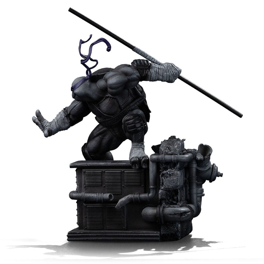 Teenage Mutant Ninja Turtles Art Scale Statue 1/10 Donatello Black and White Variant 26 cm heo exclusive