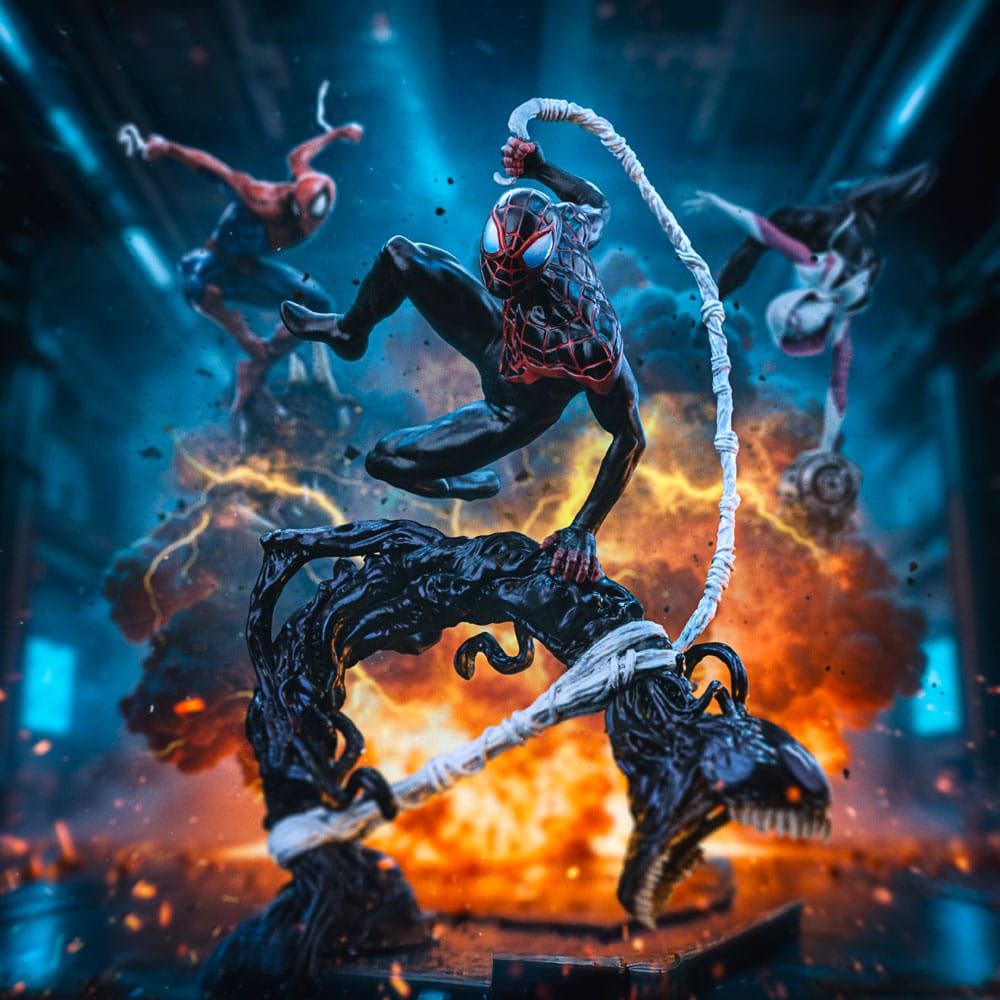 Spider-Man vs. Villains Diorama BDS Art Scale Statue 1/10 Miles Morales 32 cm