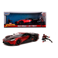 Spider-Man Diecast Model 1/24 2017 Ford GT Miles Morales