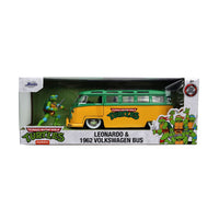 Teenage Mutant Ninja Turtles Diecast Model 1/24 1962 VW Bus Leonardo