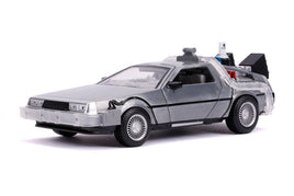 Back to the Future II Hollywood Rides Diecast Model 1/24 DeLorean Time Machine