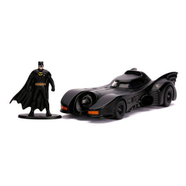 DC Comics - Diecast Model 1/32 - Batman 1989 Hollywood Rides: 1989 Batmobile with Figure