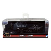 DC Comics - Diecast Model 1/32 - Batman 1989 Hollywood Rides: 1989 Batmobile with Figure