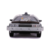 Back to the Future III Hollywood Rides Diecast Model 1/24 DeLorean Time Machine