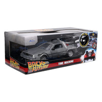 Back to the Future Hollywood Rides Diecast Model 1/24 Back to the Future 1 Time Machine